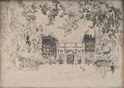 O Arco de Mármore, 1905. de Joseph Pennell