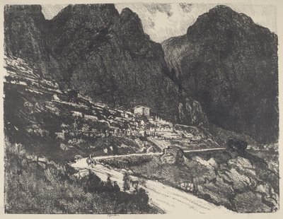 As Rochas Brilhantes, Delfos, 1913. de Joseph Pennell