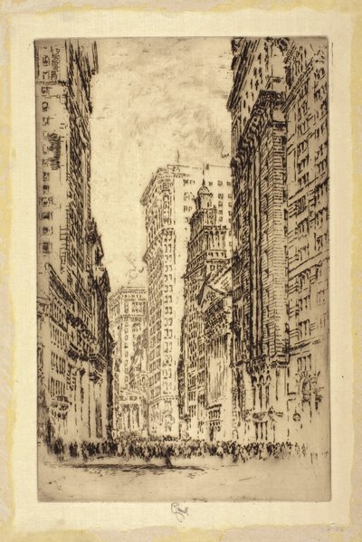 A Bolsa de Nova Iorque de Joseph Pennell