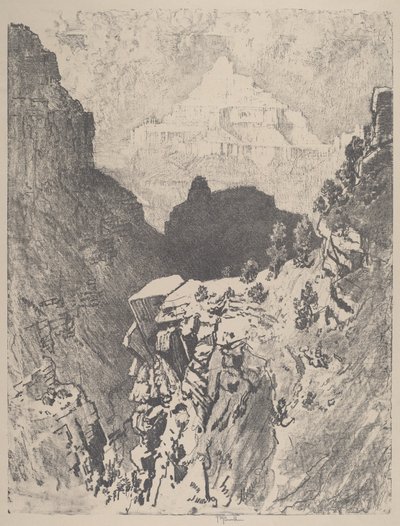 O Templo, 1912. de Joseph Pennell