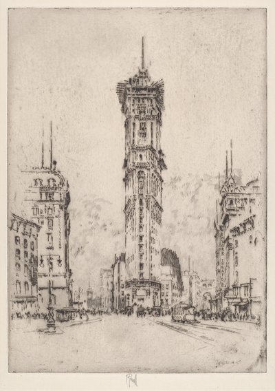 O Edifício dos Tempos de Joseph Pennell