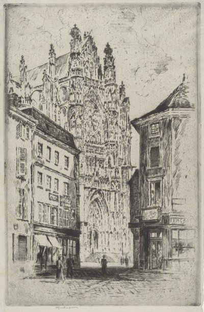 O Transepto, Beauvais de Joseph Pennell