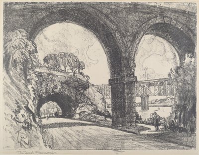 O túnel no parque de Joseph Pennell