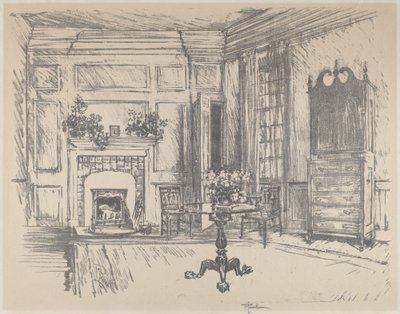 O Cenáculo, Stenton de Joseph Pennell