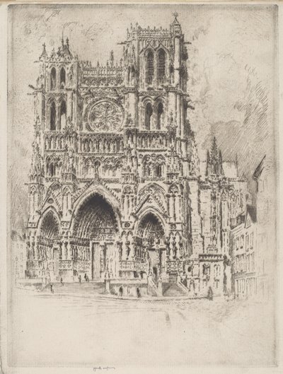 A Frente Oeste, Amiens de Joseph Pennell
