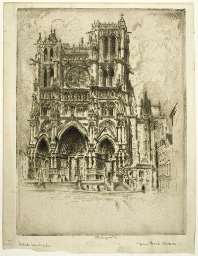 A Frente Oeste, Amiens de Joseph Pennell