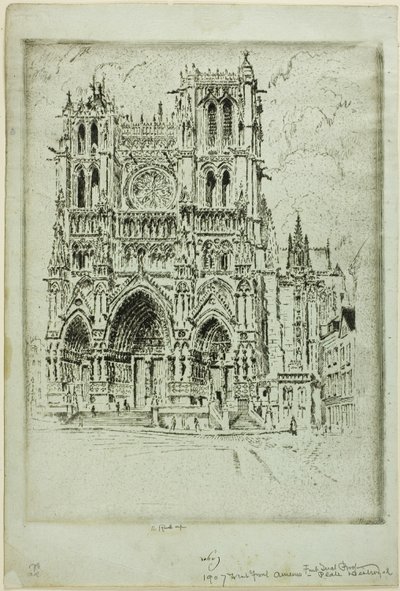 A Frente Ocidental, Amiens de Joseph Pennell