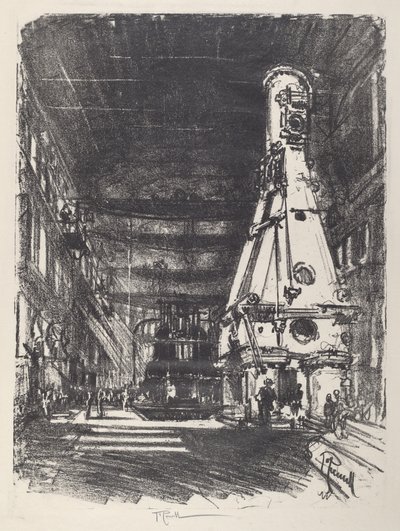The White and Black Hammers, 1917. de Joseph Pennell