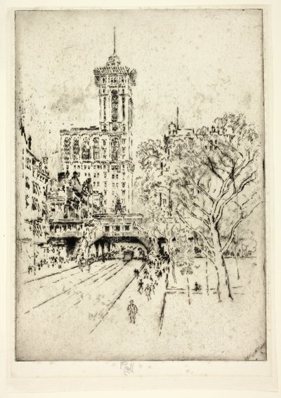 Times Building e 42nd Street de Joseph Pennell