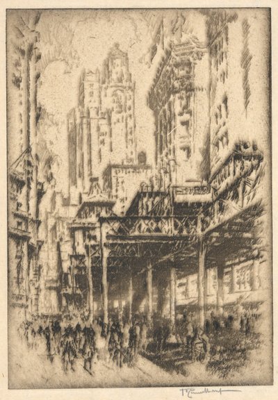 Sem título (The El) de Joseph Pennell