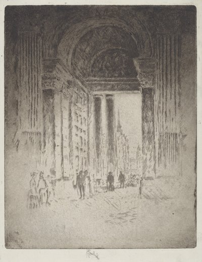 Porta Oeste, São Paulo de Joseph Pennell