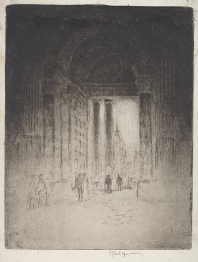 Porta Oeste, São Paulo de Joseph Pennell