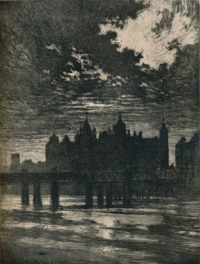 Whitehall Court, 1903. 1906-7 de Joseph Pennell