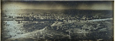 Jerusalém: vista panorâmica de Joseph Philibert Girault De Prangey