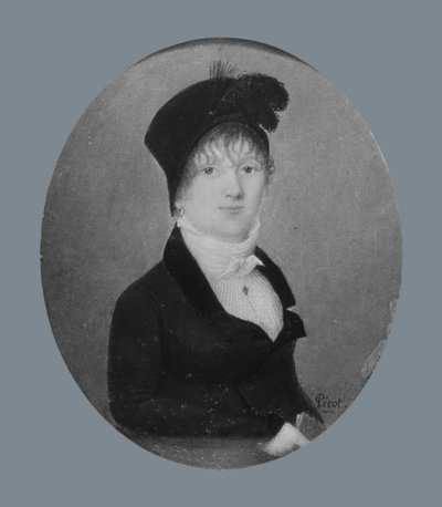 Retrato de uma senhora, c. 1808. de Joseph Pierre Picot de Limoelan de