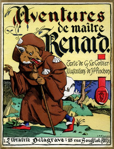 Capa do livro "Les aventures de Maitre Renard" (impressão) de Joseph Porphyre Pinchon