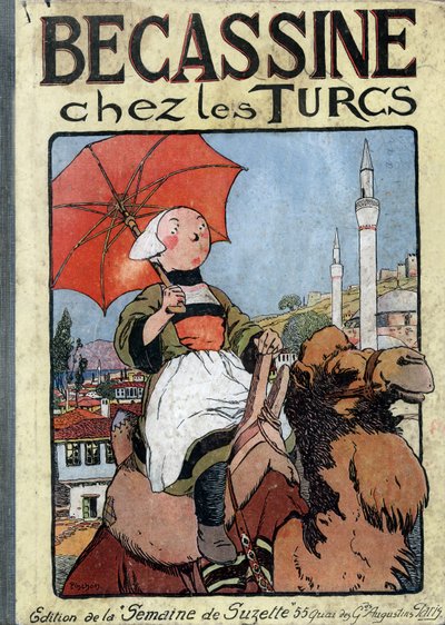 Capa de "Becassine Chez les Turcs". de Joseph Porphyre Pinchon