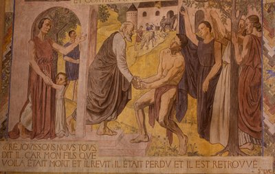 O Filho Pródigo. O Fresco na Catedral de Nanterre de Joseph Radan
