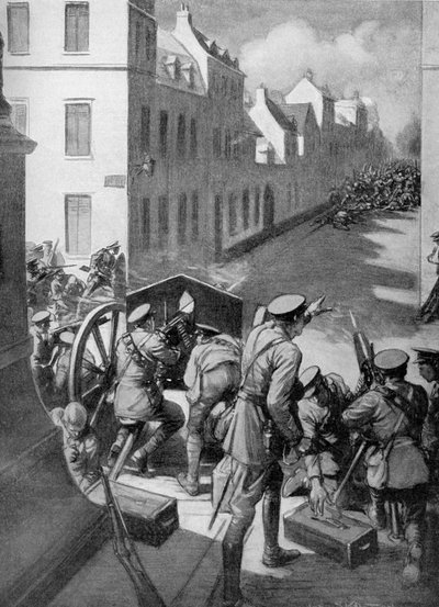 WW1 - Batalha de Le Cateau 1914 de Joseph Ratcliffe Skelton