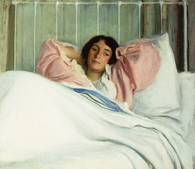 Retrato da esposa do artista Edith, de Joseph Rodefer De Camp