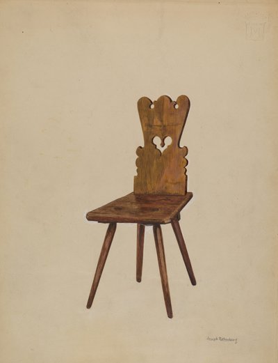 Cadeira lateral, 1936. de Joseph Rothenberg