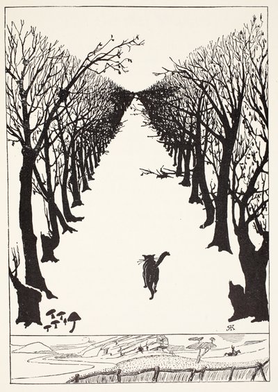 O gato que andou por ele mesmo, ilustração "apenas de tão histórias para crianças pequenas" por Rudyard Kipling, bar. Londres, 1951 de Joseph Rudyard Kipling