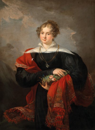 Joseph Salomon Retrato de uma senhora 1852 de Joseph Salomon