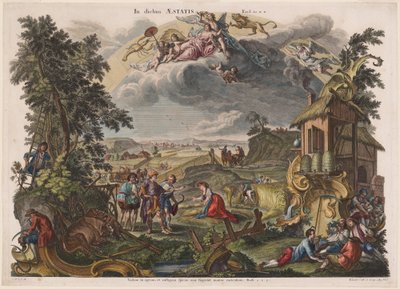 Verão de Joseph Sebastian Klauber, Johann Baptist Klauber, after Johann Wolfgang Baumgartner