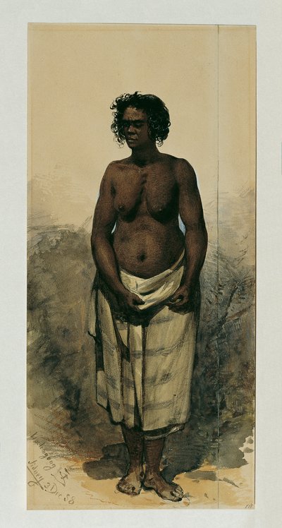 Mulher aborígene de Wollongong (Wollongong), Austrália de Joseph Selleny
