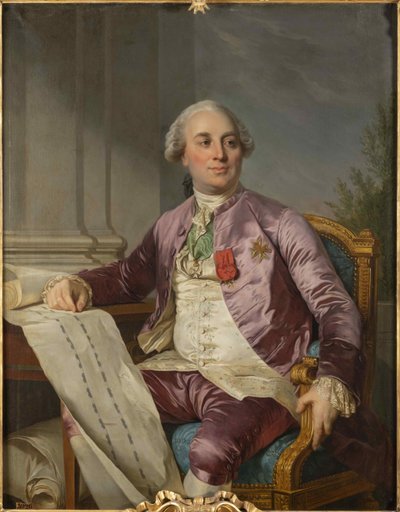 Charles Claude Flahaut de La Billarderie, conde dAngiviller 1730-1809, 1779. de Joseph Siffred Duplessis