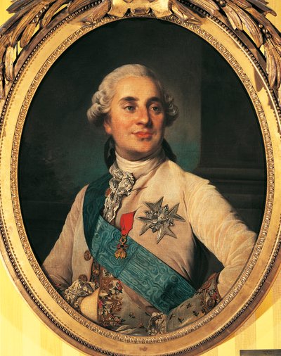 Retrato de Luís XV de França, conhecido como o Bem-amado (Versailles de Joseph Siffred Duplessis