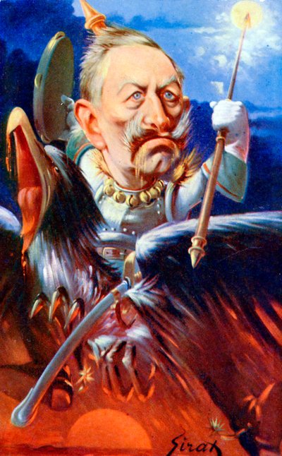 Kaiser Wilhelm II - caricatura de Sirat de Joseph Sirat