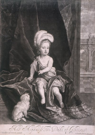 William, Duque de Gloucester, quando criança, c1720 de Joseph Smith