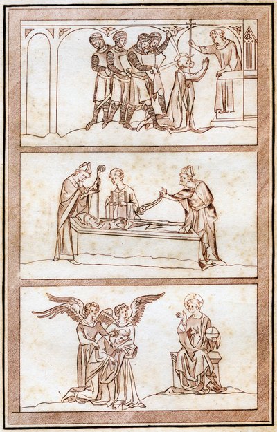 A vida de Thomas Becket, 1801. de Joseph Strutt