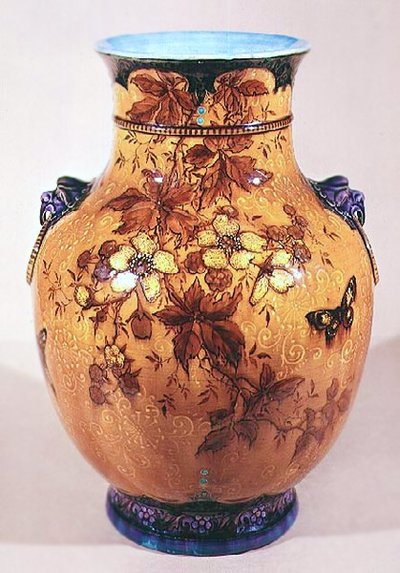 Vaso, c.1870-80 (terracota) de Joseph Theodore Deck