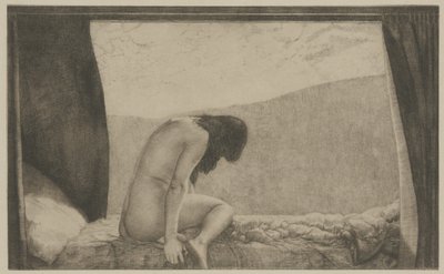 Abandonado, c.1913 (gravura) de Joseph Uhl