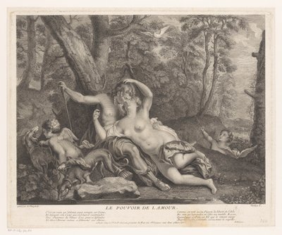 Paisagem com Vénus e Adónis
Le pouvoir de L Amour (título sobre o objecto) de Joseph Vanloo