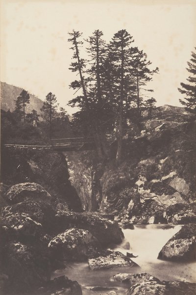 Cauterets, Ponte da Espanha, 1853. de Joseph Vigier