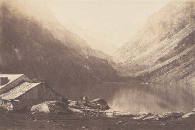 Lago Gaube, Cauterets, 1853. de Joseph Vigier