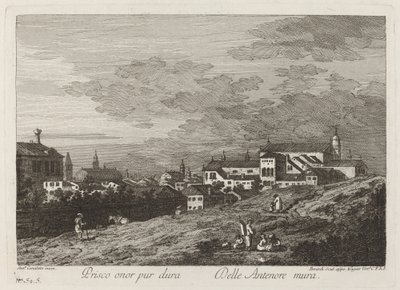 A honra de Prisco ainda dura... de Joseph Wagner after Canaletto