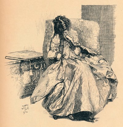 Um devaneio, c1900 de Joseph Walter West