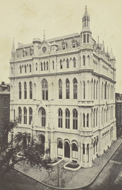 Novo Templo Maçónico, Boston, 1860s. de Joseph Ward