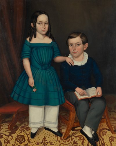 John e Louisa Stock, 1845. de Joseph Whiting Stock