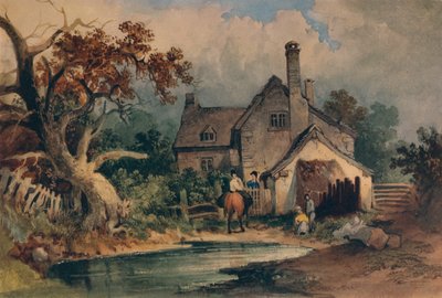 Uma casa de campo, c1852 de Joseph William Allen