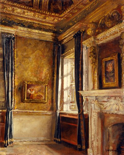 Blue Velvet Room - Canto dos Sonhos, Chiswick House (óleo sobre tela) de Joseph Williams Topham Vinall