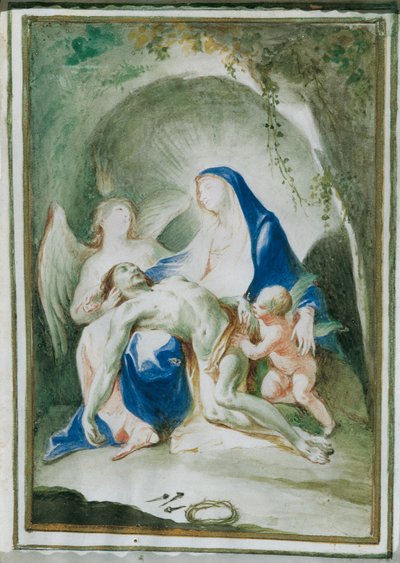 Maria com o corpo de Cristo de Joseph Winterhalder d. J.