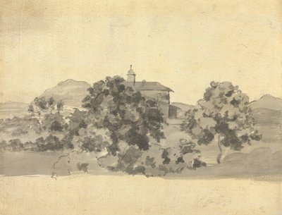 Uma igreja em Itália de Joseph Wright of Derby