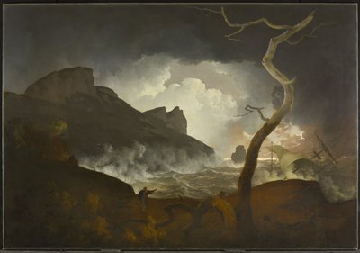 Antígono na Tempestade (Ato III, cena iii, de Shakespeares The Winters Tale), 1790-92 de Joseph Wright of Derby