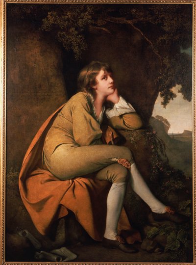 Edwin, de "Minstrel", do Dr. Beattie de Joseph Wright of Derby