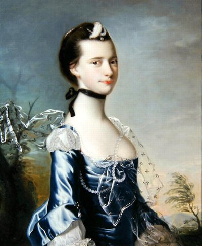 Retrato de Elizabeth Copestake (d.1790) (óleo sobre tela) de Joseph Wright of Derby